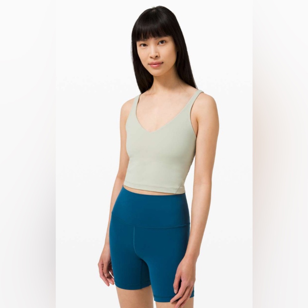 Lululemon Align Tank Top Mint Green Women’s Tank Bra Size 12